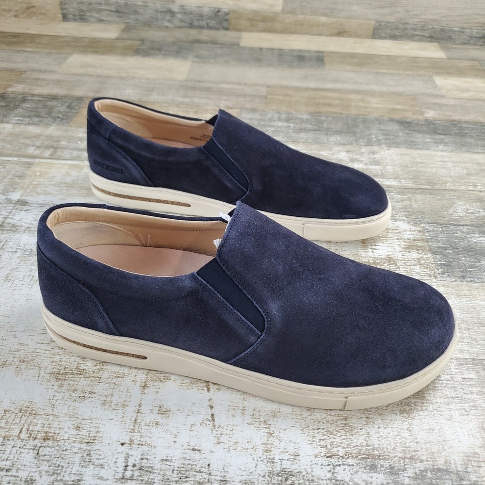 Birkenstock Oswego Mens Casual Shoes Sz 13 Midnight Blue Suede Comfort Slip On